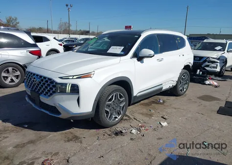 2022 Hyundai Santa Fe Hybrid Limited from USA, damaged, VIN KM8S5DA15NU020135